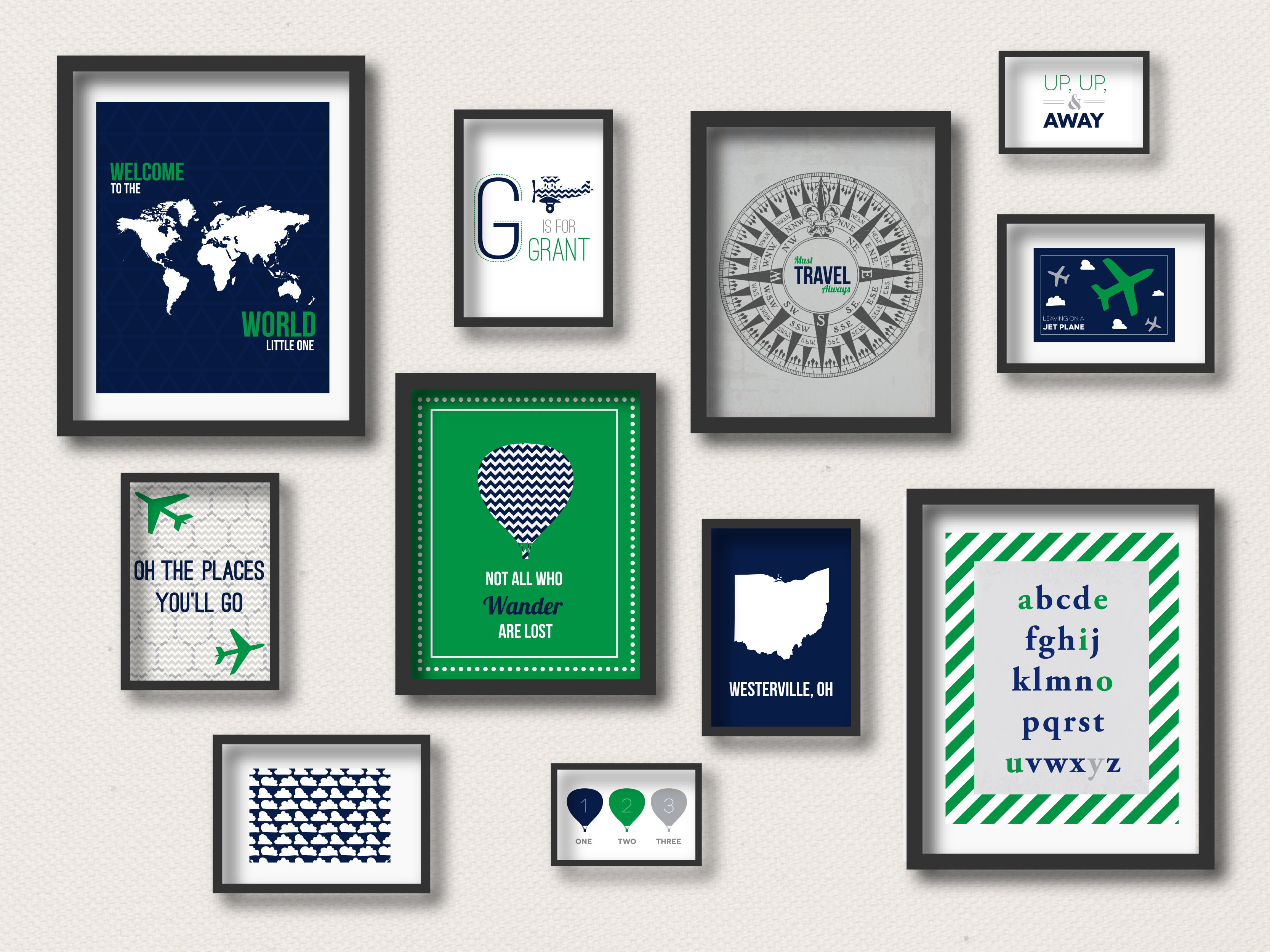 travel nursery decor